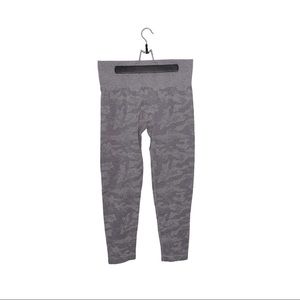 NVGTN Women's Pants Grey Camo Seamless Leggings Size XL
